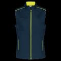 Chaleco mujer con bolsillos Navy / Fluorescent Yellow 3Xl