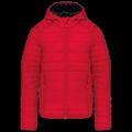 Chaqueta acolchada con capucha infantil Red 6/8 Ans