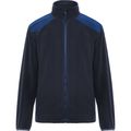 Chaqueta Micropolar Bicolor Cuello Alto Marino/Royal L