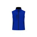 Chaleco Soft Shell RPET impermeable Azul S