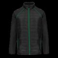 Chaqueta Softshell de dos capas unisex Black / Kelly Green L