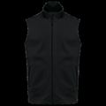 Chaleco micropolar reciclado unisex Black 4Xl
