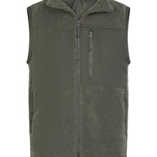 Chaleco 100% poliéster Dark Olive S