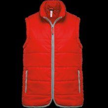 Chaleco acolchado con bolsillos y cremallera Red Xs