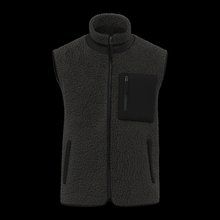 Chaleco con forro polar y doble cara Black Xxs