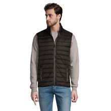 Chaleco Ligero Hombre Cuello Alto Negro 3Xl