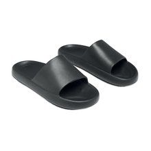 Chanclas unisex con tira en empeine talla 40-41 Negro