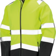 Chaqueta  Alta Visibilidas Softshell Fluorescent Yellow / Black S