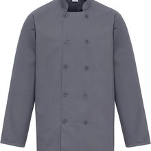 Chaqueta de cocina cierre cruzado Steel Xs