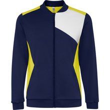 Chaqueta deportiva con cremallera y bolsillos laterales AMARILLO/MARINO S