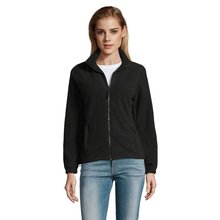 Chaqueta Polar Mujer con Bolsillos Negro L