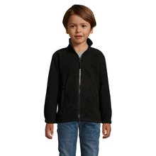 Chaqueta Polar Niño 300g Negro 3Xl