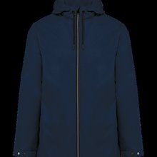 Chaqueta recta con capucha unisex Navy Xs