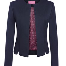 Chaqueta resistente a manchas Navy Pin Dot 6 Uk