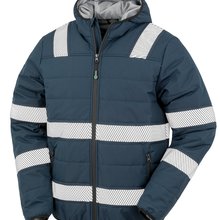 Chaqueta de seguridad tejido antidesgarro Navy S