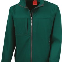 Chaqueta Softshell hombre impermeable cortavientos Bottle Green S