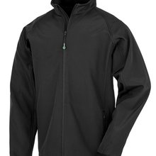 Chaqueta softshell reciclada hombre Black S