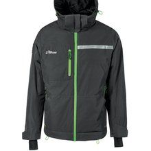Chaqueta de trabajo impermeable Asphalt Grey Green S