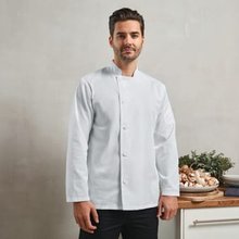 Chaquetilla de chef de manga larga White Xs