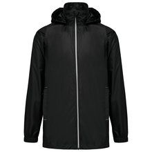 Chubasquero unisex impermeable 1500mm con capucha Black Xs