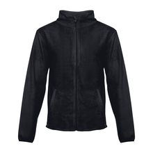 Chaqueta Polar Unisex con Cremallera Negro L