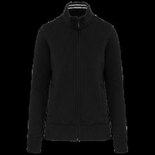 Chaqueta de felpa perchada de mujer Black Xs
