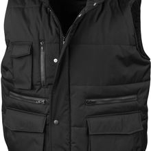 Chaleco acolchado Hidrófugo y cortaviento Black S