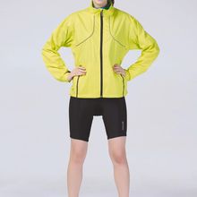 Chaqueta hidrófuga transpirable y reflectante Neon Lime S