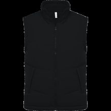 Chaleco acolchado unisex con forro polar Black Xs