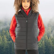 Chaleco acolchado reciclado Black Xs