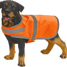 Chaleco reflectante para mascotas Hi Vis Orange S