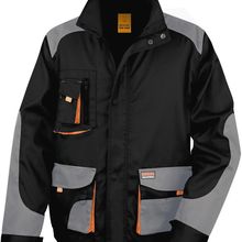 Chaqueta Lite con cuello alto Black / Grey / Orange 38 Uk