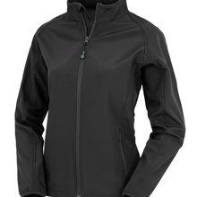 Chaqueta softshell reciclada mujer Black Xs