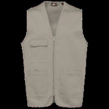 Chaleco polialgodón multibolsillos Beige Xs