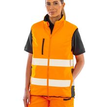 Chaleco Reversible Alta Visibilidad Fluorescent Orange / Navy S