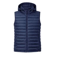 Chaleco unisex RPET con capucha y bolsillos Mar Xs