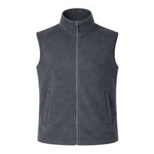 Chaleco Polar Cuello Alto Gri Xs