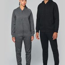 Chaqueta con capucha Unisex Black Xs