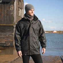 Chaqueta softshell 3 en 1 impermeable con capucha Black Xs