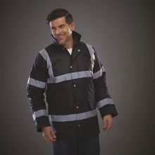 Chaqueta de seguridad de nylon Black S