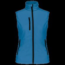 Chaleco sofshell mujer impermeable Aqua Blue S