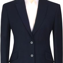 Chaqueta mujer antimanchas entallada Black 6 Uk