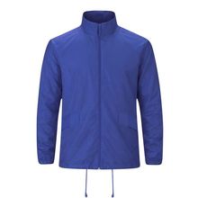 Chubasquero plegable con capucha extraíble Azul S