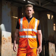 Chaleco de Seguridad Reflectante Fluorescent Orange S/M