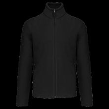 Chaqueta micropolar con cremallera hombre Black S