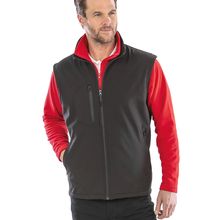 Chaleco Softshell Impermeable Black S