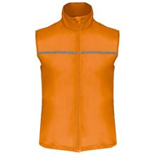 Chaleco deportivo con rejilla Orange S