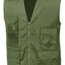 Chaleco Safari con bolsillos Lichen Green S