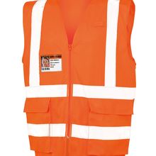 Chaleco de seguridad de rejilla Fluorescent Orange S
