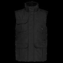 Chaleco de trabajo de poliéster Black S